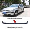 Compatible Golf 4 Bumper and Door Trim Strips for 2004-2008 Models - Anti-Collision Design