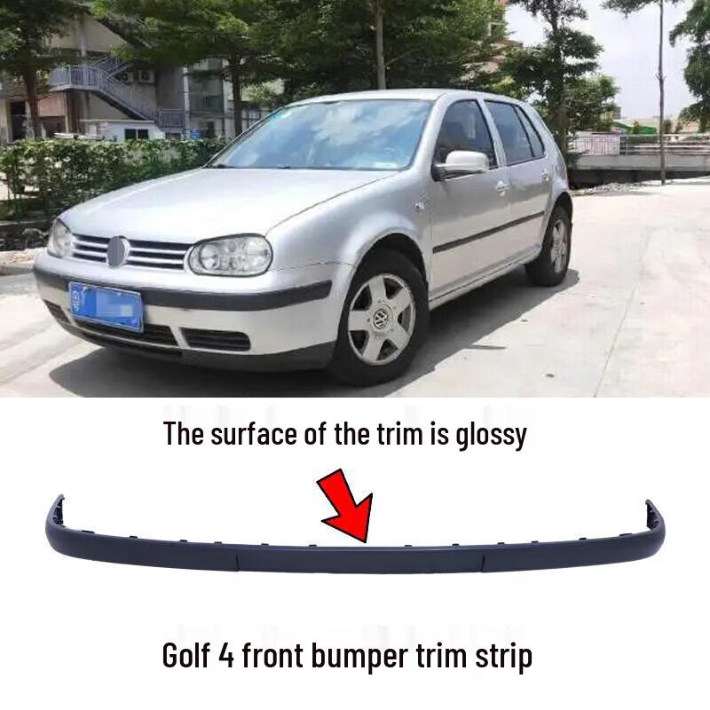 Compatible Golf 4 Bumper and Door Trim Strips for 2004-2008 Models - Anti-Collision Design