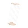 Stuffed Animal Storage Organizer Wooden Length Adjustable Hanging Corner Plush Toys Holder with