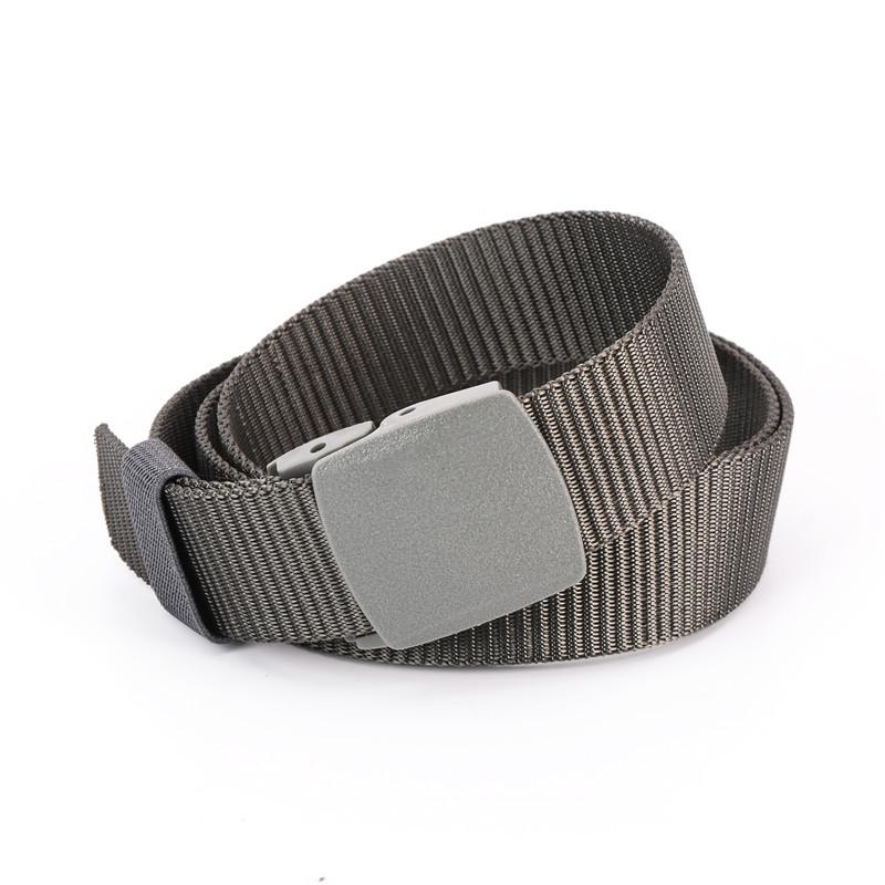 Outdoor Sports Nylon Tactical Belt Plastic Buckle Anti-Allergy Canvas Belt Men's Casual Environmental Protection