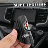 Hub Caps 2Pcs Car Carbon Leather Water Cup Pad Anti-noise Coaster Mat For Alfa Romeo Giulia Stelvio 156 Tonale Brera Giulietta D TUVXY1