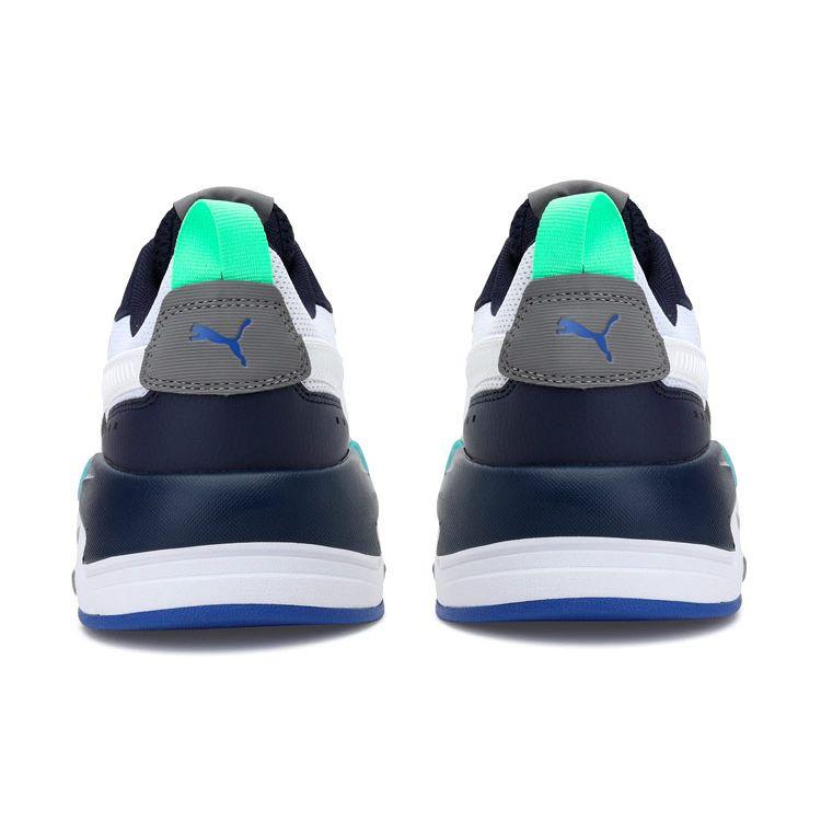 Puma X-Ray Fabric Mesh Synthetic Leather Two-Layer Cowhide Comfortable Versatile Low-Top Lifestyle Casual Shoes Unisex Sneakers Blue Green 372602-30