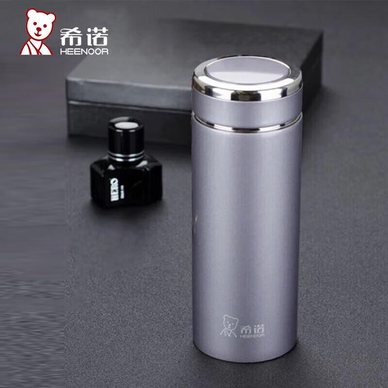 HEENOOR 400ml Stainless Steel Insulated Travel Mug with Filter
