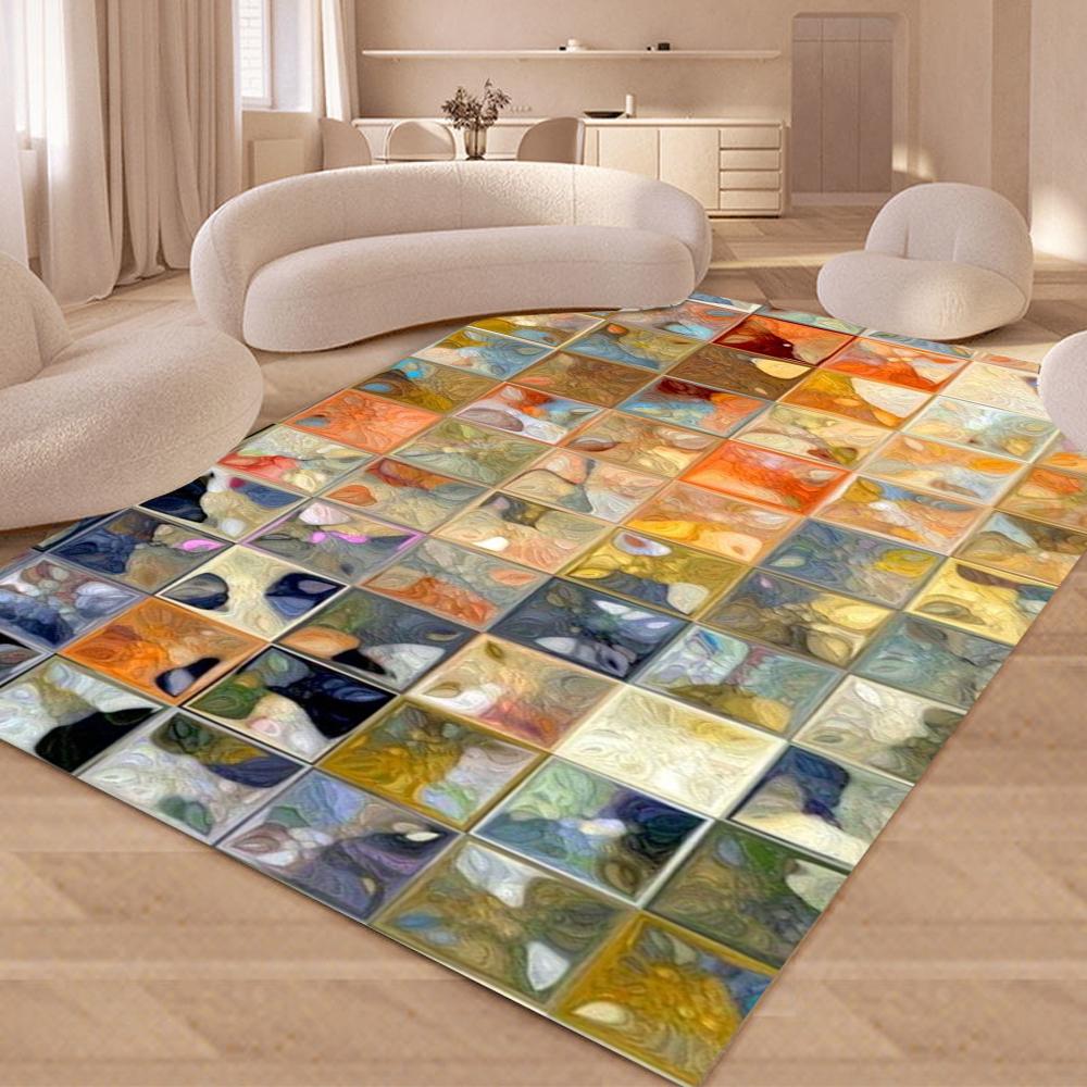 High-end Carpet for Living Room Large Area Rugs Sofa Coffee Table Floor Mat Household Bedroom Rug Bedside Carpet Home Decoration 50X80CM