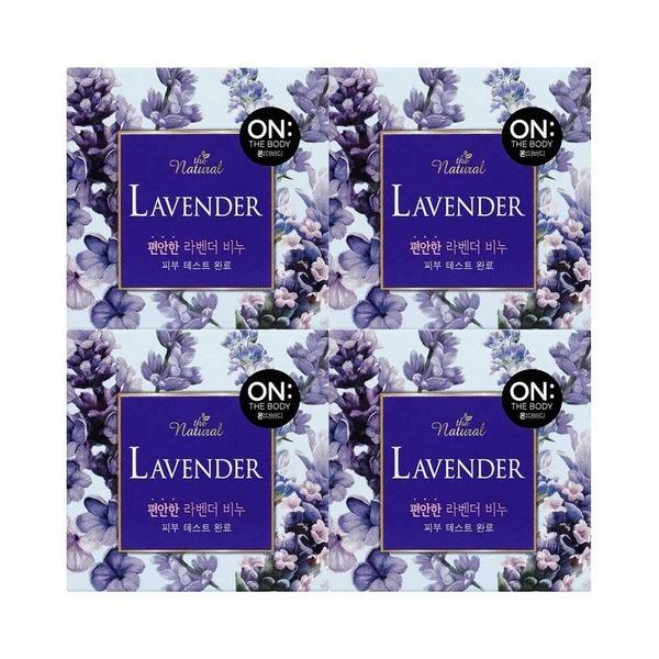 

ON:THE BODY The Natural Comforting Lavender Soap 4 Pack (WB77C19)