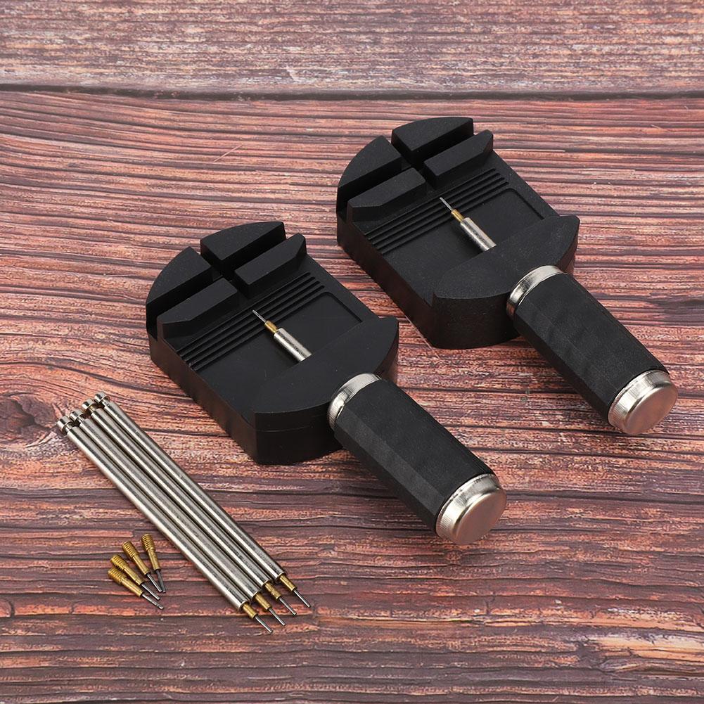 2 Sady Nástroj pro úpravu a zkracování řemínků hodinek, Nástroje pro opravu hodinek, Příslušenství pro hodináře