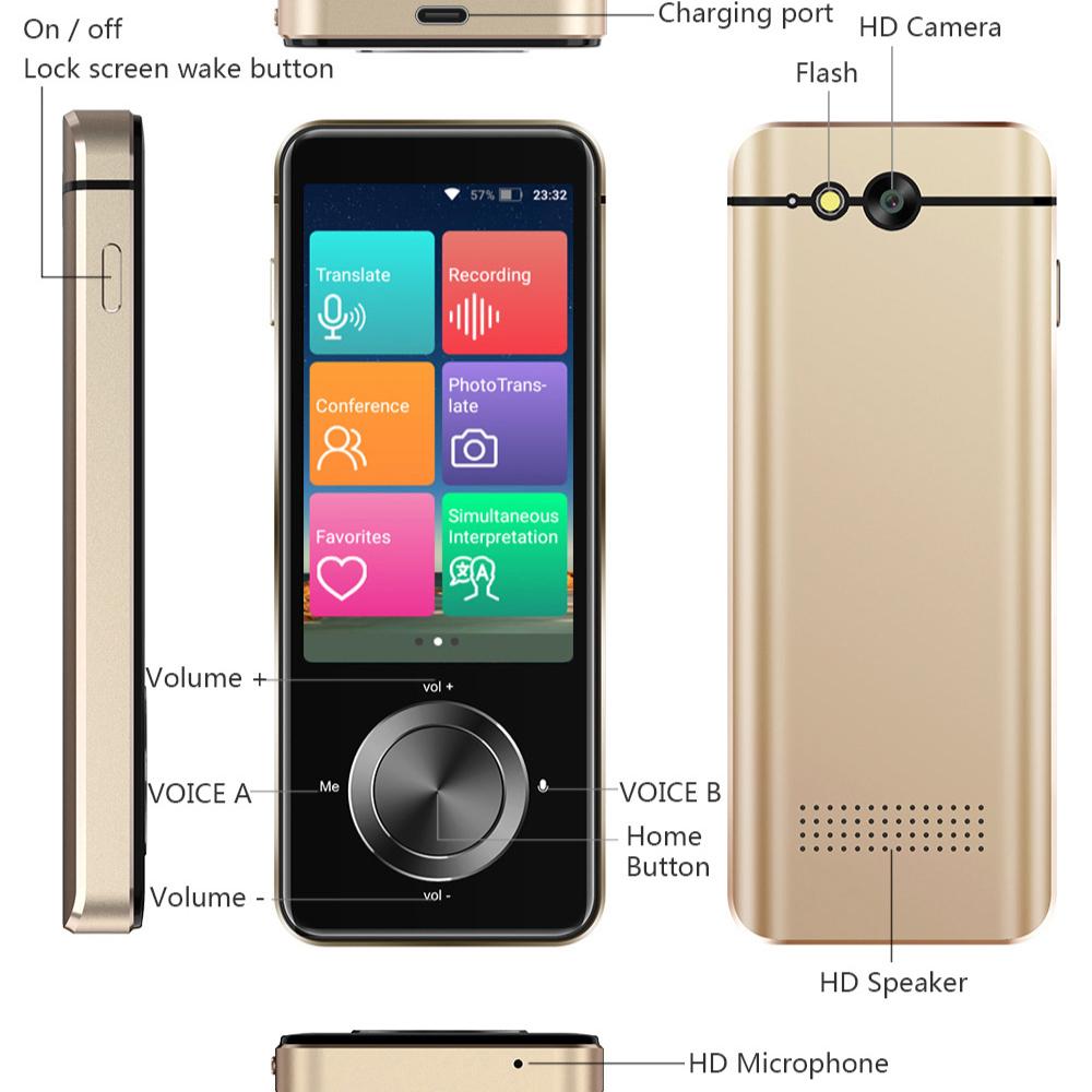 M9 Intelligent Voice Translator, Speaking Practice WIFI Translator, Photo Translation, Recording Translation, Dialogue Translation Machine