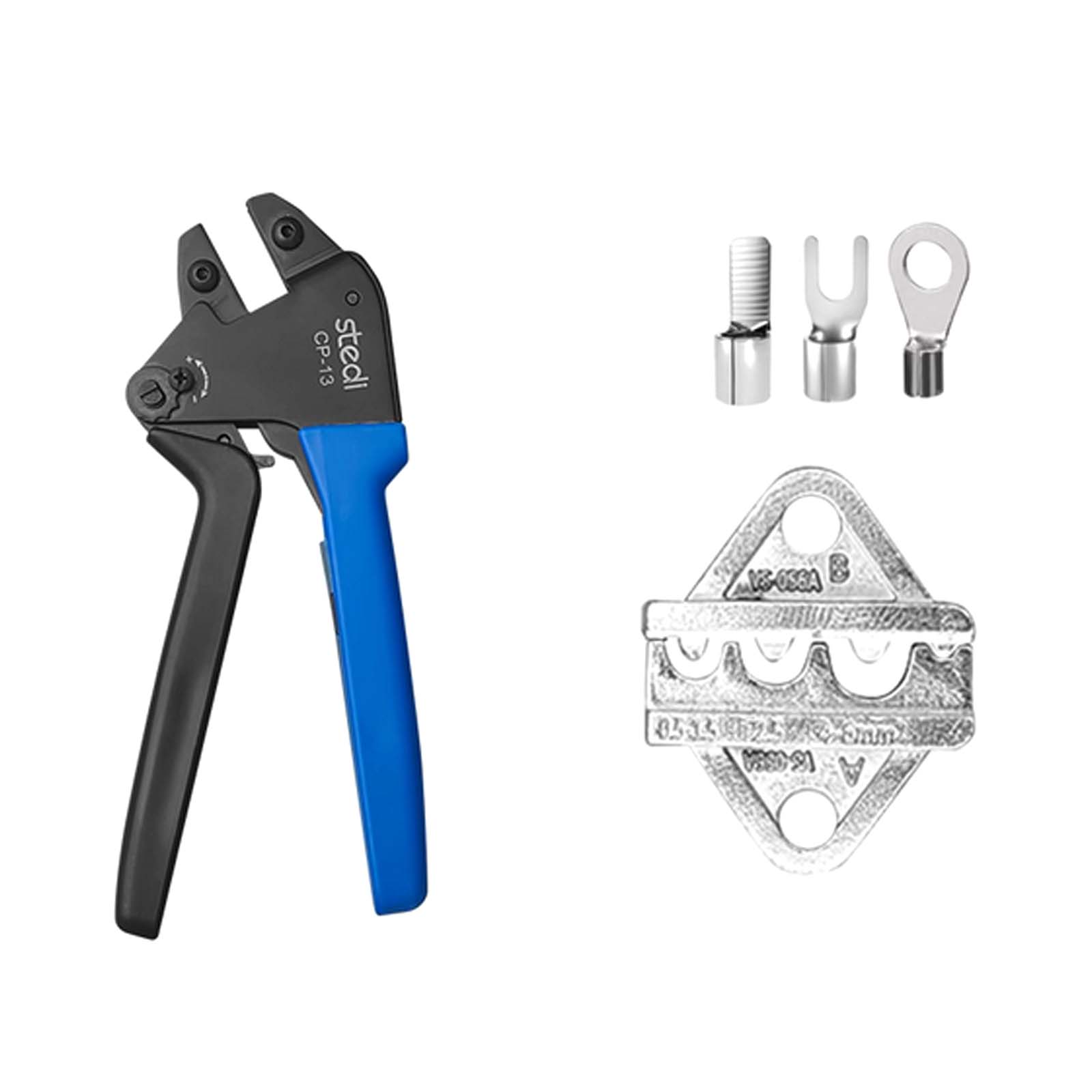 Small Terminal Crimping Pliers, European Needle Type Insulated Bare Terminal Crimping Pliers