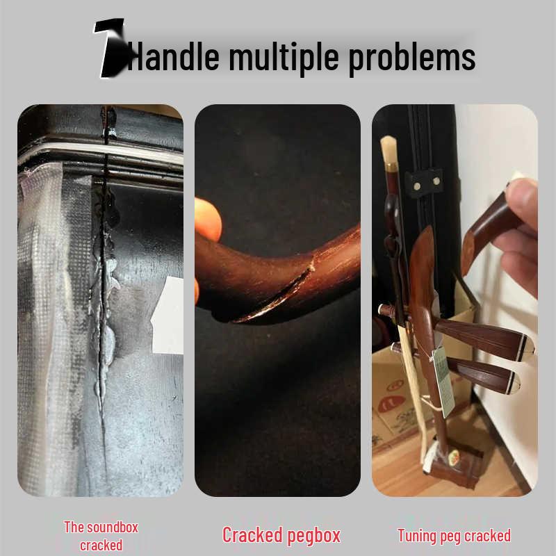Erhu Reparaturkleber für Instrumente: Klebestift für Dunhuang Erhu-Haut & Xinghai Instrumentenzubehör