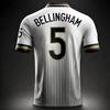 Neues Rundhals-BELLINGHAM #5 Trikot Modisches Kurzarm-Sport-T-Shirt für Herren und Damen, atmungsaktiv, schnell trocknend