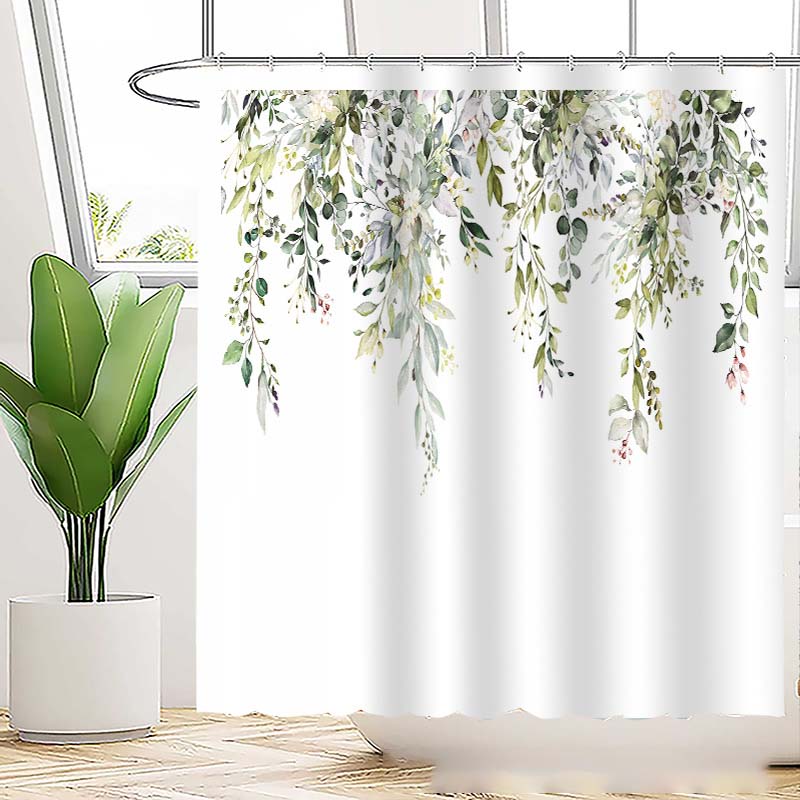 Shower Curtain Waterproof Polyester Bathroom Curtain Bathing Curtains Hotel Household Shower Curtain For Home