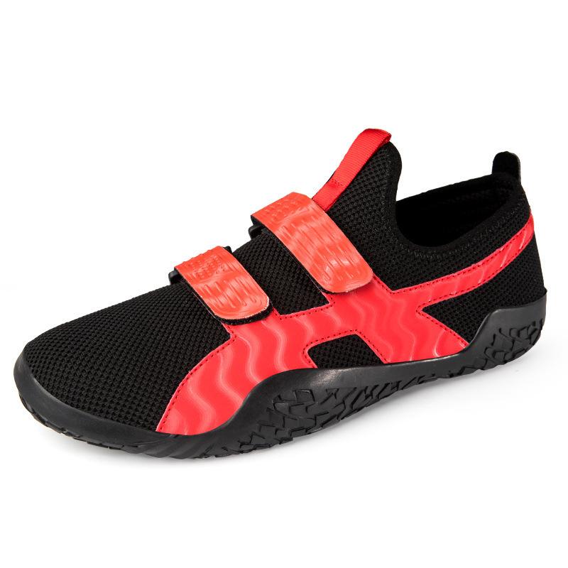 Large Size New Weightlifting Shoes Squat Shoes Men's and Women's Competition Training Fitness Sports Shoes Mesh Velcro Casual Shoes