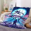 1pc Stranger Things Adventure flannel Blanket for Super Soft Cute Comfort Blanket for Travel Bedding Couch Sofa Blanket Y82527