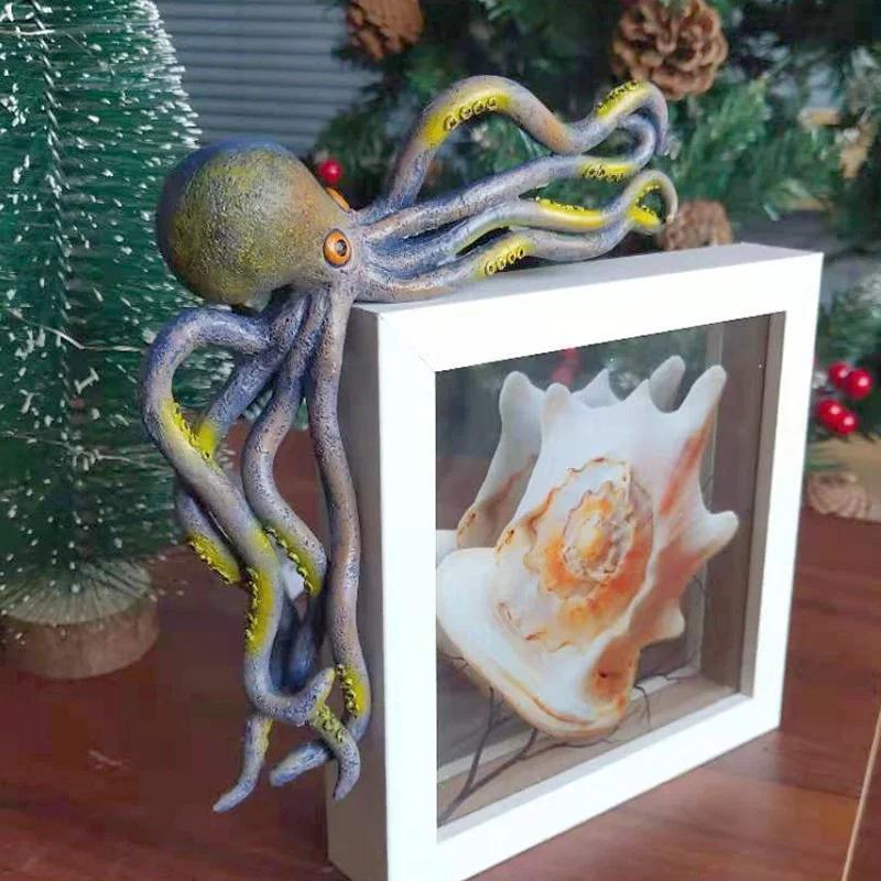 Trend Style New Home Decoration Elephant Octopus Resin Ornaments Simple Modern Resin Crafts Resin Embellishments