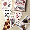 Novelty Triangular Card Deck with Pizza Design, Fun Party Game Cards 54 Pcs Pizza Slice Playing Cards for Family Game Night