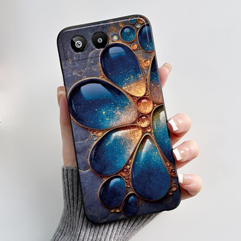 Casing For BLU G95 Case Aesthetic Luxury Cute Cool Boys Girls Pattern Black Matte Soft TPU Silicone Phone Case Back Shell Cover
