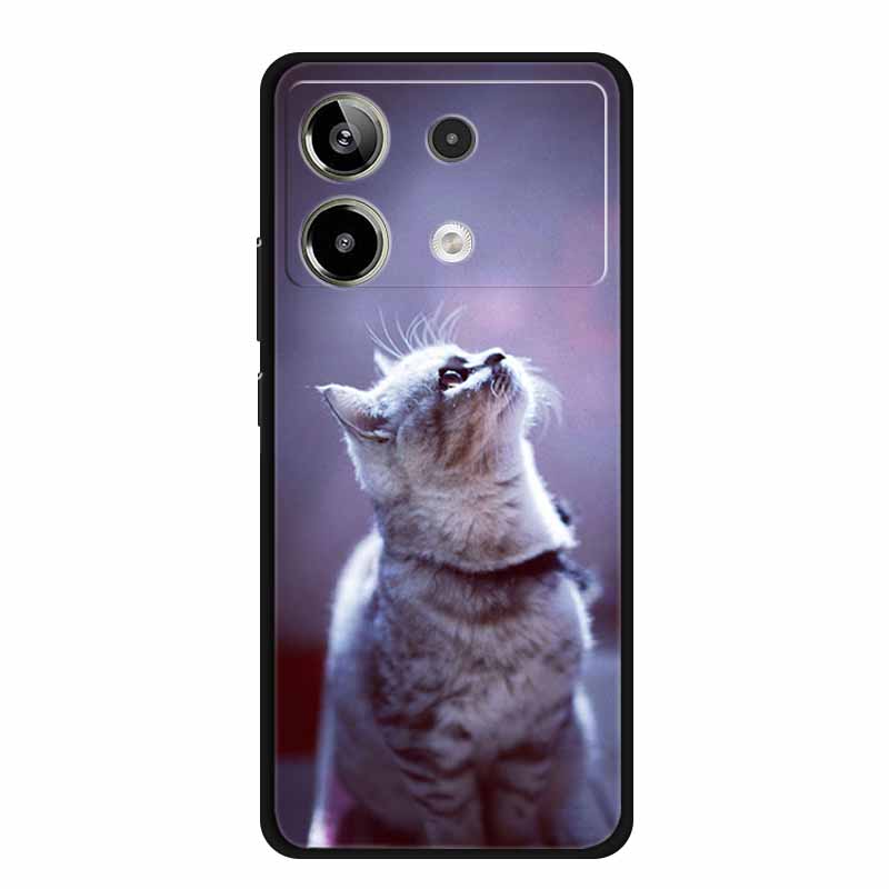 For Redmi Note 13R Pro Case Animals Soft Silicone TPU Phone Cases Back Cover For Xiaomi Redmi Note13R Pro Wolf Protector fundas