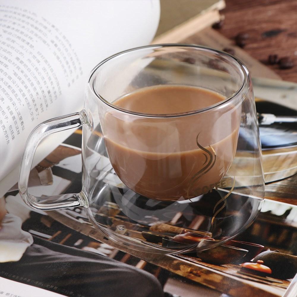 Transparent Coffee Mug 200ml Espresso Cup Drinkware Double Wall Glass  Cocktail Vodka
