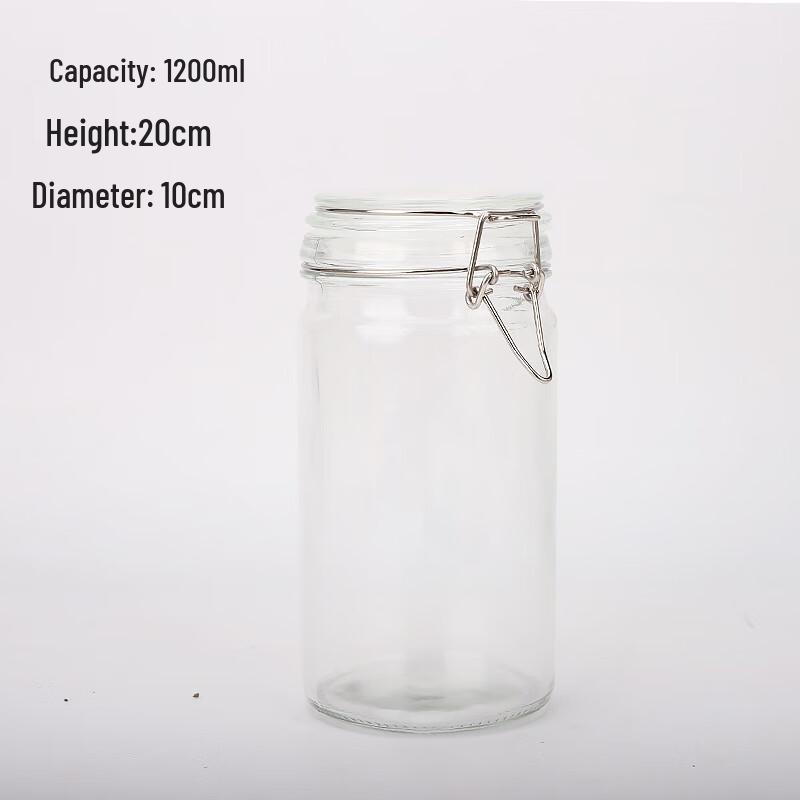 Набор стеклянных герметичных банок для хранения ZISIZ