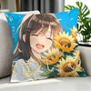Anime Adachi And Shimamura Cushion Cover Cushion Cover Set 4Pcs 50X50 45X45 40X40 Pillowcase Decorative Sofa Home Decor