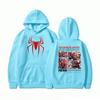 Spider-Man Unisex Fleece Hoodie: Spring & Fall Cartoon Print for Kids