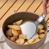 Camping Utensils Cooking Set 6 Piece Folding Soup Spoon Travel Utensils Kit Reusable Non-Slip Kitchenware For Travel Hiking