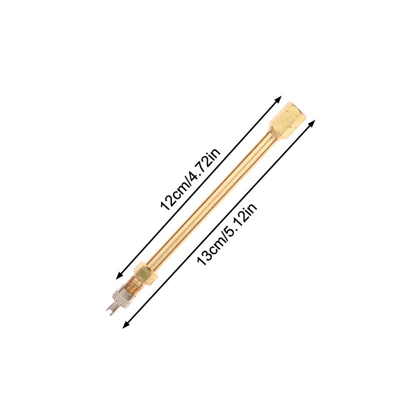 1 szt. Samochód Auto Ciężarówka Mosiężny Kapturek Zaworu Opony Koła Przedłużka Trzpienia Opony Przedłużacz Zawory Dętkowe Akcesorium Samochodowe