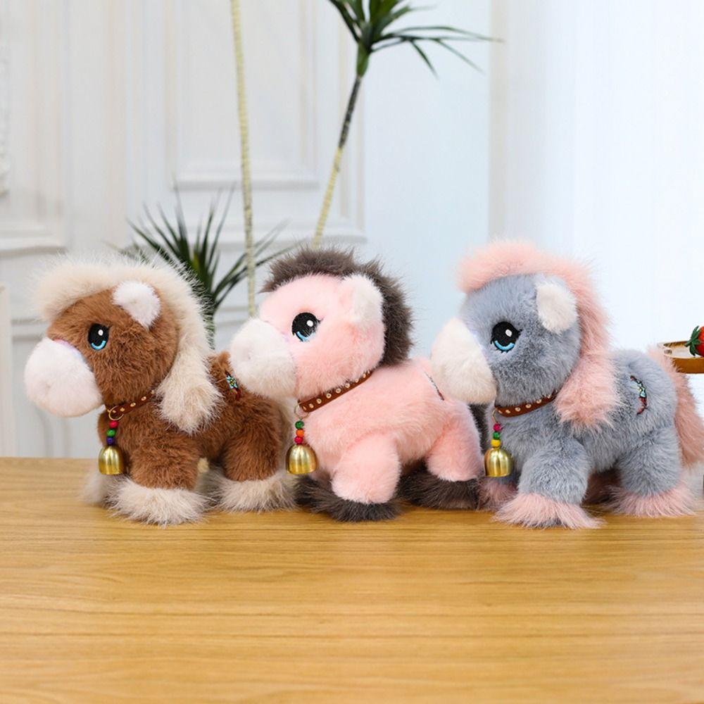 Long Mane Horse Plush Toys Stuffed Tail Horse Stuffed Toy Foal Plush Doll  Children