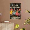 Humor Farmhouse Metal Tin Sign Rustic Wall Art Decor 8x12 Inch Easy Hanging Bathroom Kitchen Bedroom Halloween Home Decor