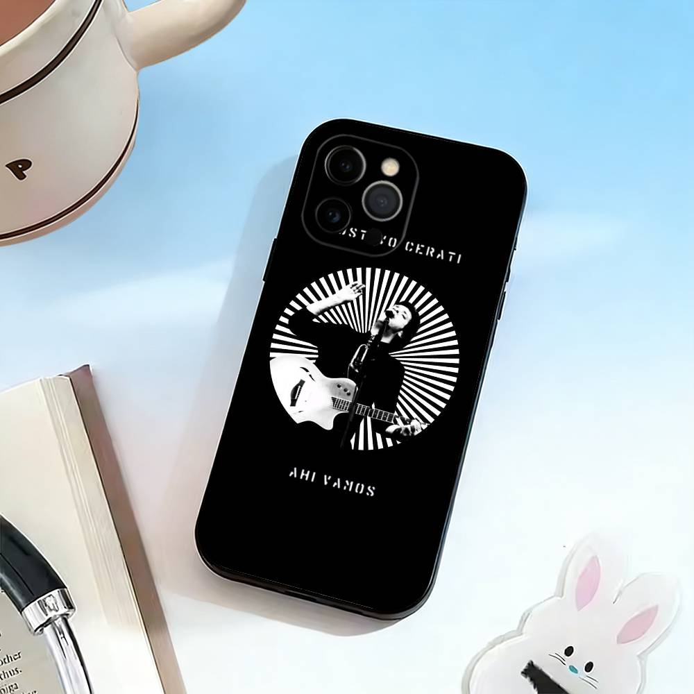 S-Singer Gustavo Cerati Phone Case For iPhone 17, 16,15,14,13,12,11 Plus,Pro Max, Others Soft Black Cover