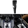 For Porsche Cayenne 958 2011-2017 Carbon Fiber Gear Shift Knob Cover Interior Gear Shift Lever Knob Trim Replacement
