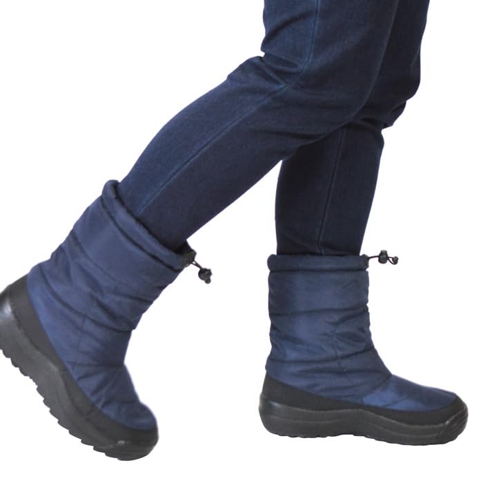 AD1 and Snow Snow Winter Shoes with Padded Warm for Boys and Girls Kids' Juniors' Boots, Water-Repellent, Trekking, Boa, Non-Slip,