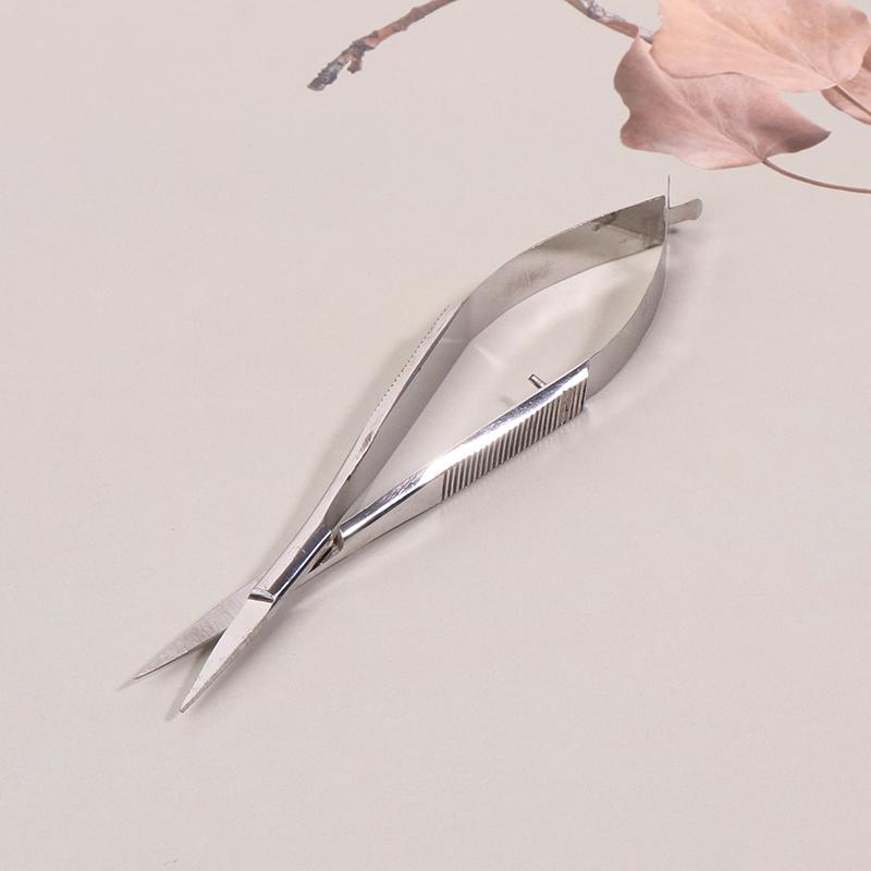 Tesoura para Manicure Russa Ponta Curva/Reta Tesoura Profissional Aço Inoxidável Removedor de Pele Morta do Unha Cortador de Unha Ferramenta para Unhas