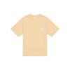 MLB Monogramm Serie New York Yankees SS24 Logo Rundhals Farbblock Kurzarm T-Shirt Unisex T-Shirt Beige 3ATSM0443-50BGL