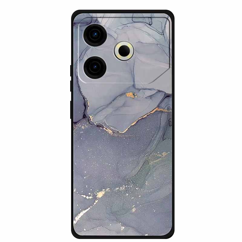 Phone Case For Tecno Pova6 Neo TPU Back Coque for Pova 6 Neo Marble Colour Soft Cover Protective Funda Luxury Silicone Shell