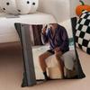B-Bruce Langley Cushion Cover Linen Pillow Case Soft Breathable Protective Couch Room Decoration