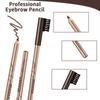 3 Colors Eyebrow Pencil Eyeliner Set, Waterproof Eye Brow Pencil, Easy To Color, Long Lasting Eye Liner Gel Pen, Women Professional Eye-Makeup Pencil