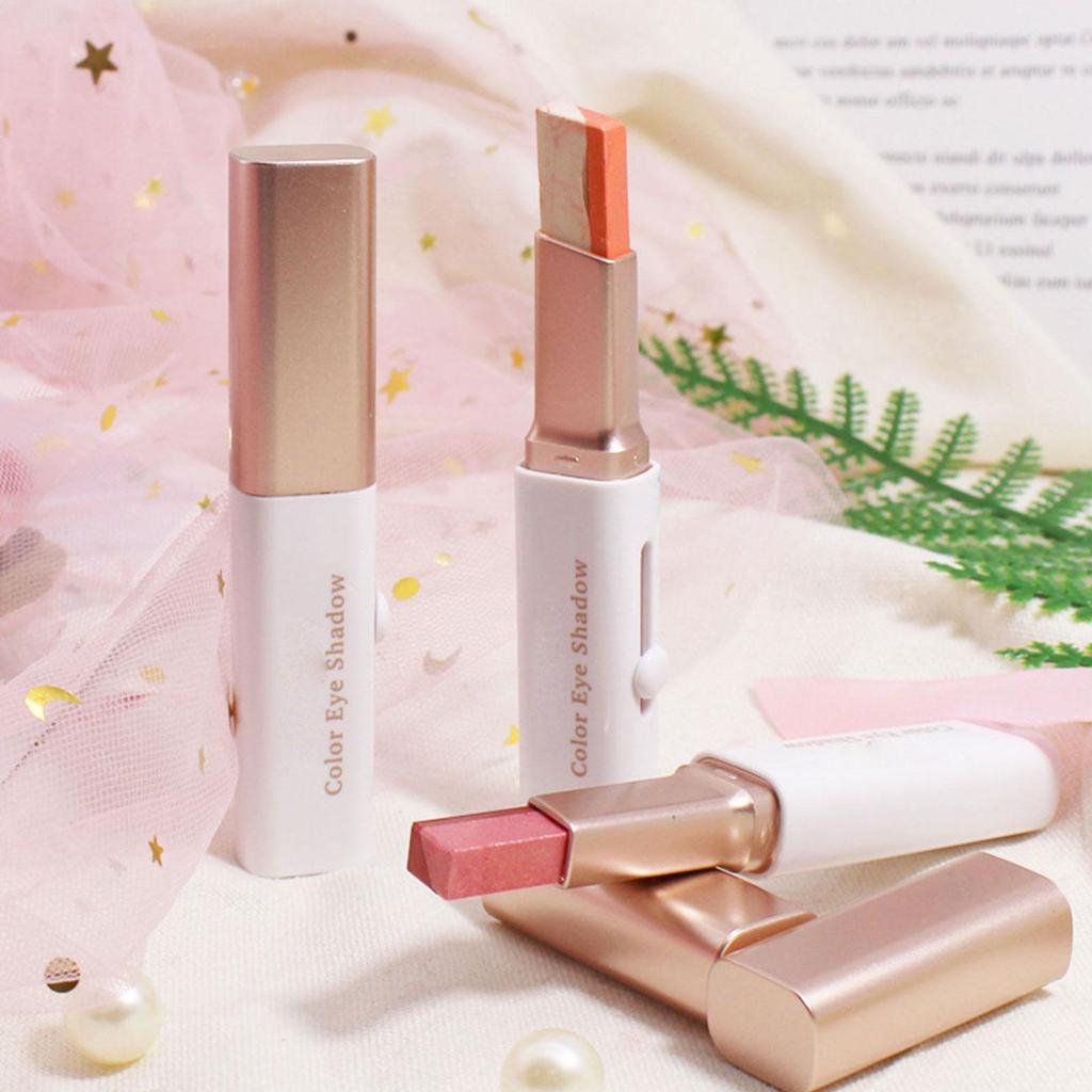 Gradient Eyeshadow Stick Waterproof Long Lasting Glitter Eyeshadow Makeup Eye A3T1