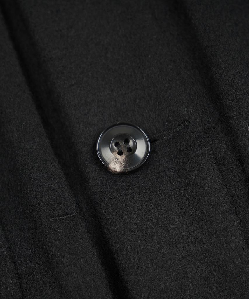 FRIZMWORKS Solid Wool Trucker Jacket _ Black