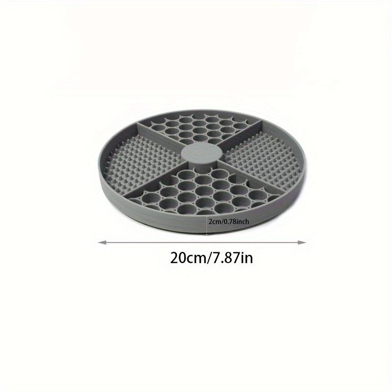 Hunde-Futtermatte Silikon Katzen-Langsamfresser-Näpfe mit Saugnapf Slow-Feeding-Pad Hunde-Leckmatte Angstlösende Utensilien