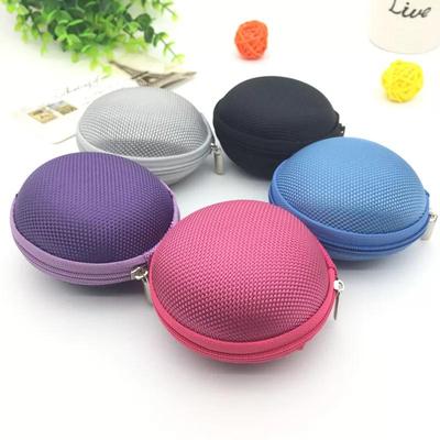EVA Wired Earphone and Charger Zipper Case - Digital Coin Purse with Bluetooth Space