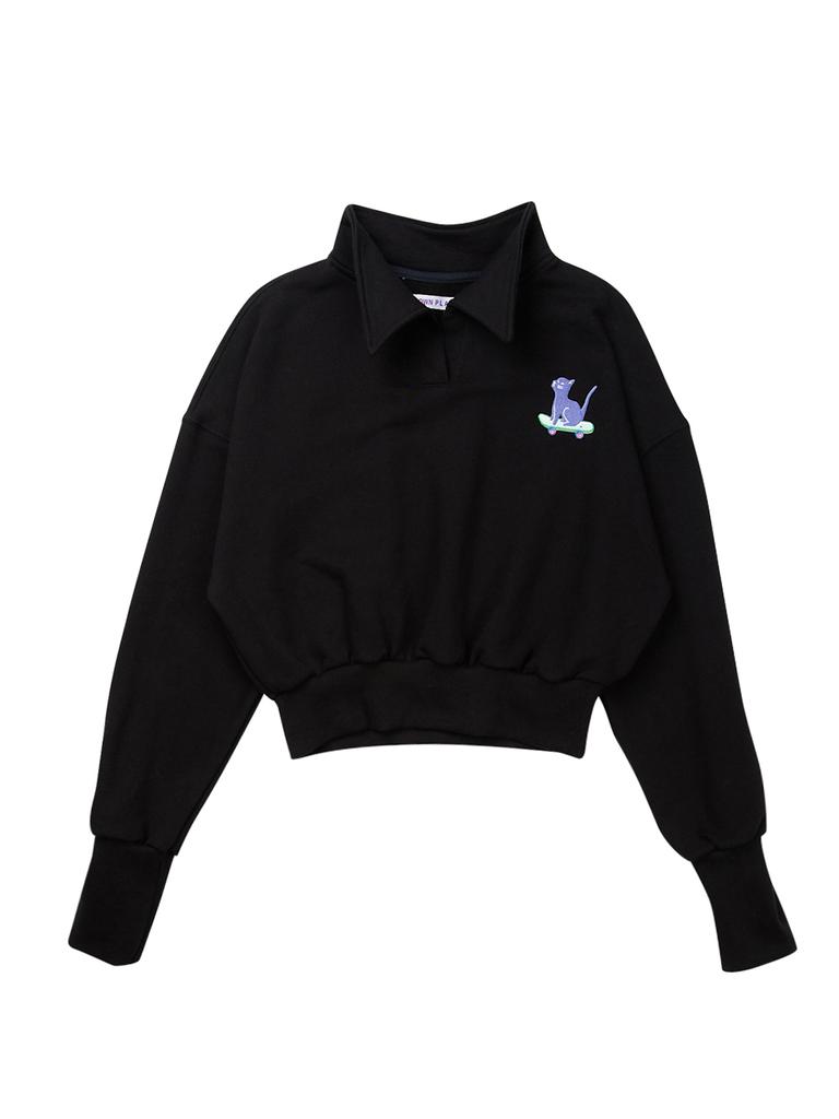 UNKNOWN PLANET Up-336 Polo Shirt Black