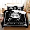 Wonderful Medusa In Myth 3D Duvet Cover Set Greek Mythology Figurine Medusa Themed Bedding Sets Full/Queen Size Comforter Cover