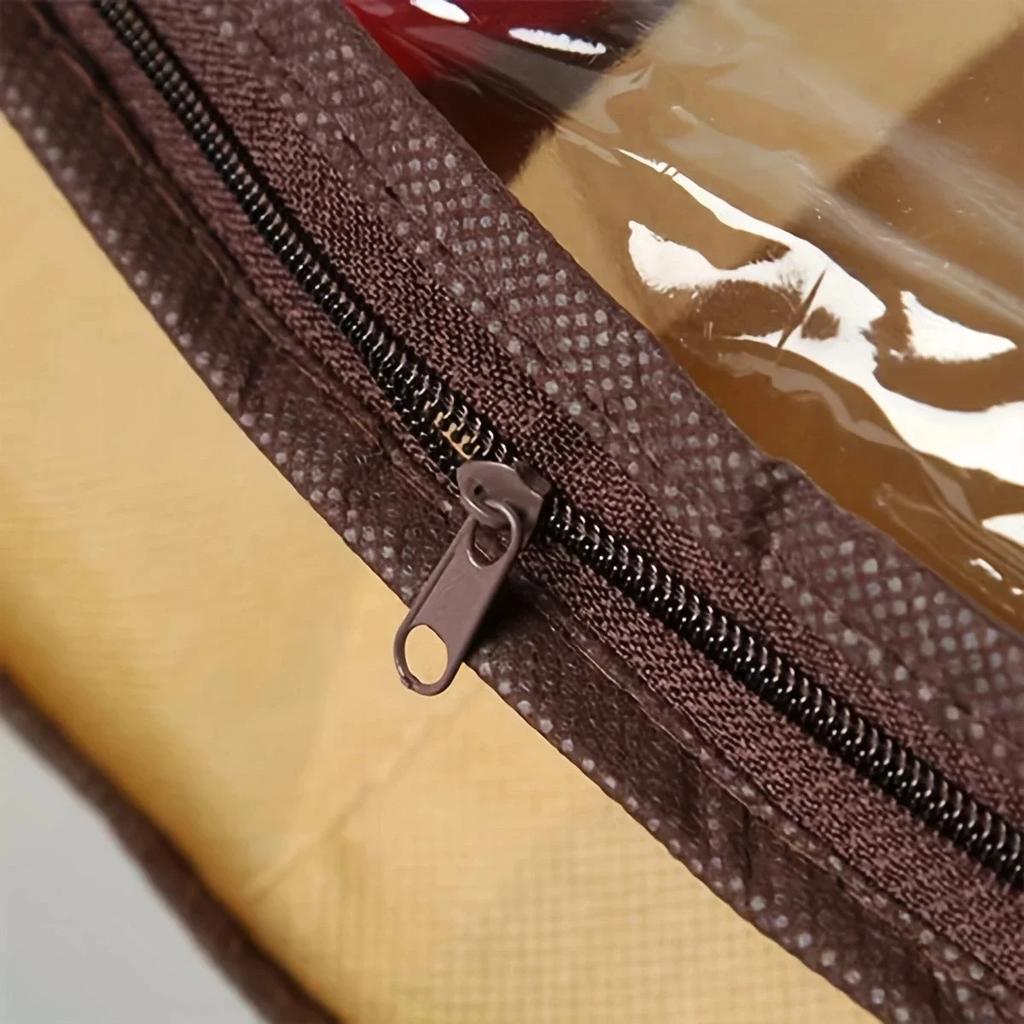 1 Stück - Transparente Schuhaufbewahrungsbox unter dem Bett, 12 Fächer staubdichte und feuchtigkeitsbeständige Schuhaufbewahrungstasche