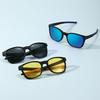 Fashion Polarized Dual Color Injection Molded Sunglasses Men Women Outdoor Cycling Sports Luya Night Vision Goggles Cross-border Glasses