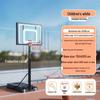 Adjustable Height Basketball Hoop for Indoor/Outdoor Play - Suitable for Adults, Teens, and Kids.