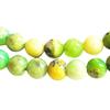 Strand of 46 Round Beads 8mm 8 Mm In Natural Green Chrysoprase