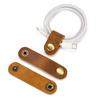 Practical Small Gifts, First Layer Cowhide Hub, Earphone Cable Buckle, Storage Buckle, Gift Winder, Data Cable Accessories.