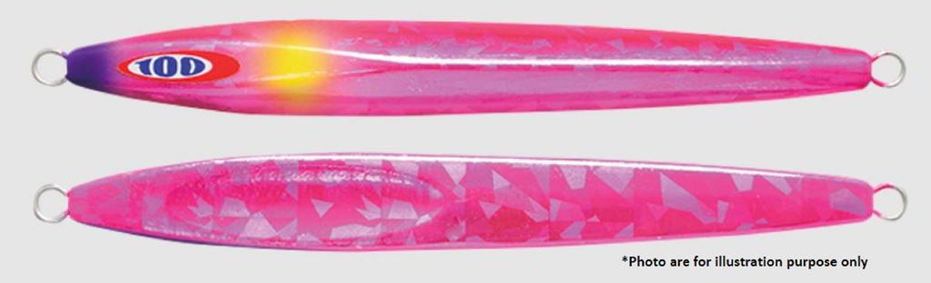 Jackall Metal Jig Anchovy Type 2 Slow Slide 200 grams Saber Pink (0530)