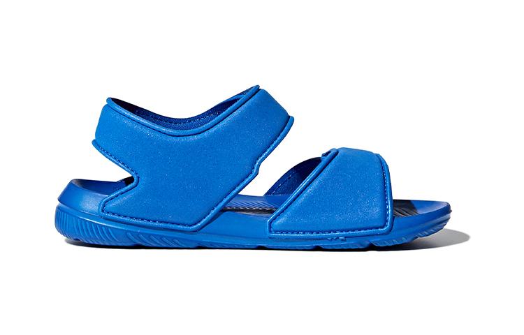 Adidas Altaswim Synthetic Leather Children's Sandals Blue White Children Aged 3 7 Years Old BA9289